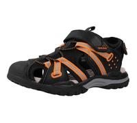Sandale Enfant - GEOX - Borealis - Cuir Noir/DK Rouge - Scratch - Confort Exceptionnel 32