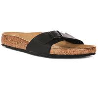 Sandale Femme Birkenstock Madrid À Courroie Unique En Birko Flor Noire EU37-41