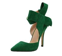 Sandale Femme Confortable Bow Solid High Big Heels Ladies Summer Point tempérament Fashion color sandales pour femmes