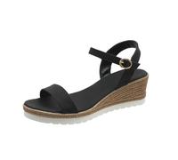 Sandale Femme Cuir 43 Mules 37 Chaussure Femmes décontracté côté creux ceinture boucle pente bas chaussures été dames sandales Les Tropeziennes Par M Belarbi Claquette Fourrure (Black, 39)