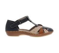 Sandale Femme - RIEKER - Preston - Fermeture Scratch - Cuir - Confort exceptionnel 39