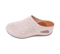 Sandale Femme Sandales Chaussons Orthopédiques Espadrilles Femme Compensees Sandales Confortables Chaussures Tongs De Plage Chaussure Mariage Boheme À Plateforme Décontractées Été Fermées Été Talon