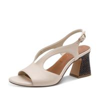 Tamaris Sandales à talon femme 1-28316-44 talon bloc cuir Beige 36