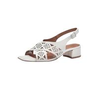 Sandale femme Tamaris à talon bloc en cuir blanc 39 EU