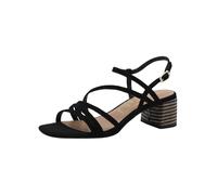 Tamaris Sandale femme 28211-42 talon bloc cuir noir 39 EU