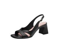 Sandale femme Tamaris à talon bloc en cuir noir 39 EU
