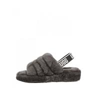 Sandale Femme - UGG Fluff Yeah Slide - Gris - Bride - Peau de mouton - 2 cm 42