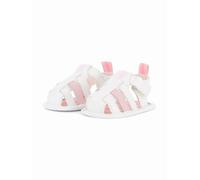 Sandale Fille À Scratch Blanc / Rose 20