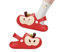Sandale Fille-Claquette Enfant Chaussures d'enfants pantoufles pantoufles à motifs de fruits pour garçons et filles en été mignonnes pour la maison semelle épaisse peuvent être portées à l'extérieur
