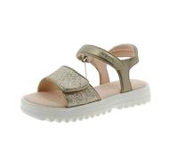 Sandale - GEOX - S. Coralie G. - Cuir - Fermeture scratch - Or paillettes 38