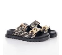 Sandale Guess Fatema Logo 4g Femme Noir - 38