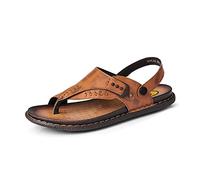 Sandale Hallux Valgus à gros orteil pour homme, chaussons plats pour attelles d'oignon, tongs de correction des pieds, haute qualité confortable, pour correcteur d'orteil ( Color : Light brown , Size