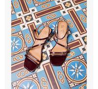 Sandale Hazella Chocolat 39 BLEU