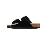 Sandale Junior - SCHOLL - ALEX PATENT SYNTHETIC - Noir - Boucles réglables - Semelle cuir 28