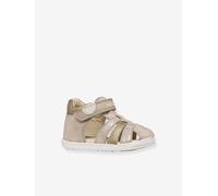 Geox Bébé Fille B Sandal Macchia Gir, Beige Platinum, 18 EU