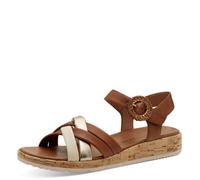 Sandale nu-pied pour Femme - TAMARIS - Marron - Cuir souple 40