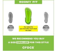 Sandale - nu-pieds Crocs - 206894-4RV - Sandale Unisexe Kadee II Graphic W, Multicolore 39