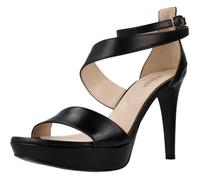 Sandale - nu-pieds femme Nero Giardini 135944 noir 38 - Cuir - Talon compensé 1cm - Boucle de serrage 38