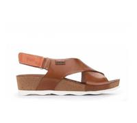 Sandale - nu-pieds Femme PIKOLINOS 95495 Marron - Talon compensé 4cm 38