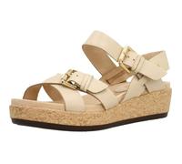 Sandale - nu-pieds PIKOLINOS 80019 - Beige - Femme - 5 cm talon - Boucle de serrage - Compensé 39