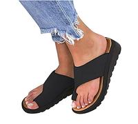 Sandale Orthopedique Femme pour Hallux Valgus Confortable Mules Plateforme Pantoufles Compensées Chaussons d'été Chaussures de Plage Ventes Flash de Printemps Été Sandales Compensées Orthopédique
