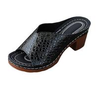 Sandale Petit Talon Sandales Compensées Femme Été Confortable Décontracté Tongs Orthopédiques Fleur Sandales Chaussures Anti"'dérapantes Respirantes Bohême Bout Ouvert Sandales Avec Talon Bloc