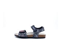 Sandale Plate Cuir Geox Ghita Print.Synth.Lea - Navy/Rouge 32