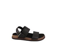 Sandale plate - TIMBERLAND AMALFI VIBES 2 BAND - Noir - Cuir - Talon plat 44
