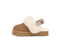 Sandale pour enfant UGG K-FUNKETTE - Daim et peau de mouton - Noir 31