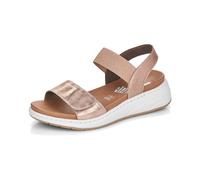 Sandale Rieker Pour Femmes Rosé Or