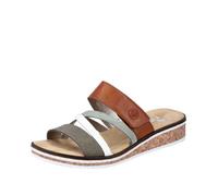 Sandale - RIEKER - V3652-91 - Femme - Talon compensé - Synthétique - Vert 42