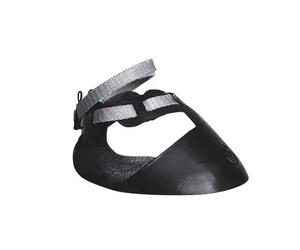 Sandale sabot pour cheval Covalliero Shoof Noir 130 mm