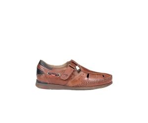 Sandale semi-fermée en cuir pour homme - FLUCHOS - Brun clair - Bride - Basse 42