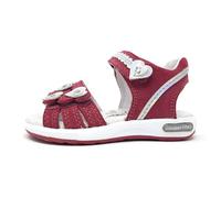 Sandale - SUPERFIT - Emily - Cuir - Fermeture scratch - Rose/argent 26