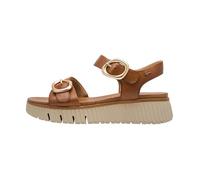 Sandale - TAMARIS - Comfort Cognac Nappa - Cuir - Compensée - Bride/Boucle 38