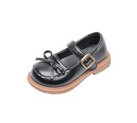 Sandales 31 design doux à bout rond robe princesse chaussures plates (tout-petit/petit enfant/grand enfant) sandales pour enfants, Noir , 25.5 EU