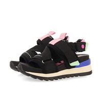 Sandales à Base résille Sport Noires réglables pour Filles cosala