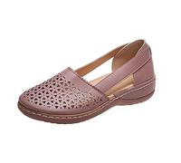 Sandales à Bout Fermé Orthopédiques Femmes Confortable Compensées Sandale à Bout Fermé Légères Mode Chaussures Dame Sandales de Trekking Mode Été Sandales D'Outdoor Sandales Compensées Femme Été