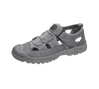 Sandales à bout fermé pour homme - Chaussures de randonnée en maille respirante - Légères - Chaussures de pêcheur d'été pour la plage et le trekking, gris, 40 2/3 EU