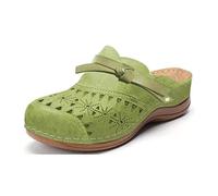 Sandales à Bout Fermé Sandales de Marche Randonnée Femme Eté Mode Sabots Sandale de Plage Confort Anti-Dérapant Bout Fermé Claquettes Sandale Été Confortable Rome Chaussures Orthopedique Pas Cher