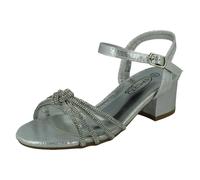 Sandales À Bride Cheville Diamantées Spot On Pour Filles - H1R121