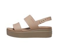 Crocs Brooklyn Lowedge Sandals Beige EU 38-39 Femme