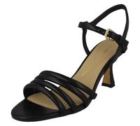 Clarks Sandales pour femme - Sandales à lanières AMALI MAY signature, Noir , 37 EU