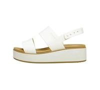 Sandales à Brides Crocs Brooklyn matte Wrap low Wedge - Blanc 38/39