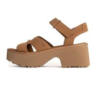 UGG Sandales New Heights – à brides de cheville – daim châtaigne – Taille 39