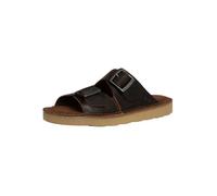 Clarks Originals Sandales homme Solsbury Strap cuir Beeswax marron foncé Taille 43