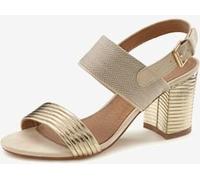 Sandales à brides talon bottier confortable d'env. 7 cm - LASCANA - couleur doré COULEUR DORÉ 38