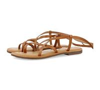 Gioseppo Footwear Sandales Lussat à fines lanières couleur cuir à nouer au mollet