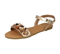 Sandales À Fleurs En Sequins Spot On H0R270 Pour Filles