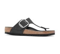 Sandales à grosse boucle cuir huilé femme Birkenstock Gizeh - black - 35 35